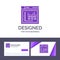 Creative Business Card and Logo template Browser, Internet, Web, Static Vector Illustration