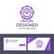 Creative Business Card and Logo template Browser, Wifi, Service, Hotel Vector Illustration