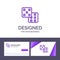 Creative Business Card and Logo template Dice, Gaming, Probability Vector Illustration
