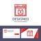 Creative Business Card and Logo template Login, Secure, Web, Layout, Password, Lock Vector Illustration