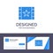 Creative Business Card and Logo template Multimedia, Player, Stream, Star Vector Illustration