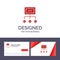 Creative Business Card and Logo template Network, Business, Chart, Graph, Management, Organization, Plan, Process Vector