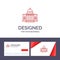 Creative Business Card and Logo template Whitehouse, America, White, House, Architecture, Building, Place Vector Illustration