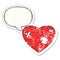 A creative cartoon beaten up heart and speech bubble distressed sticker