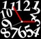 Creative clock face design.