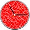 Creative clock heart design.