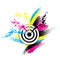 Creative CMYK design