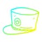 A creative cold gradient line drawing cartoon band hat