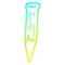 A creative cold gradient line drawing cartoon wooden stake
