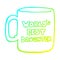 A creative cold gradient line drawing worlds best daughter mug