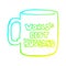 A creative cold gradient line drawing worlds best husband mug