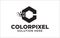 Creative of Color Pixels logo design