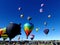 Creative and Colorful Balloons Ascend Above the Crowd