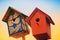 Creative Colours Wooden Birds House