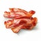 Creative Commons Bacon Slices On White Background