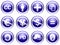 Creative commons blue buttons