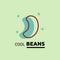 Creative Cool Beans Logotype Vector Design