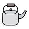 A creative cute cartoon kettle pot