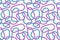 Creative cute squiggle print with colored abstract squiggles. Seamless pattern with hand drawn doodles. design with