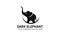Creative Dark Elephant Logo Design