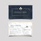 Creative dark textured modern clean business card design