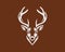 creative deer head logo design Deer  art