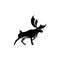 Creative deer logo design.