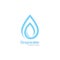 Creative Drop Water Concept Logo Design Template