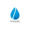 Creative Drop Water Concept Logo Design Template