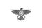 Creative Eagle Bird Shield G Letter Logo Design Vector Symbol Illustration