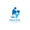 Creative and elegant of family TOOTH CLINIC logo concept