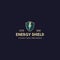 Creative energy shield logo design