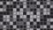 Creative flashing gray, black squares. Abstraction background