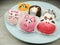 Creative food cakes for child funny animal form set