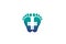Creative Foot Medical Logo Design Vector Symbol Illustration