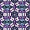 Creative geometric application pattern in violet, gray and blue, consisting of rectangles