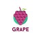 Creative Grape Logo Vector Art Logo