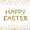 Creative Greeting card Happy Easter