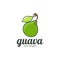Creative Guava Logo Vector Art Logo