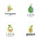 Creative Guava Logo Vector Art Logo