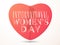 Creative heart for Women\'s Day celebration.