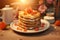 Creative HeartShaped Pancake Stacks for