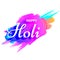 creative holi design with colors splash