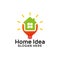 creative home idea logo design template