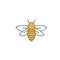 Creative honey bee logo design inspiration