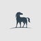 The creative horse monogram design logo inspiration