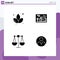 Creative Icons Modern Signs and Symbols of lotus, justice, estate, real, personal