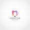 Creative idea solution logo design