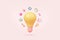 creative ideas light bulb work or study online learning education internet for school timetable science technology imagination.