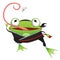 Creative Illustration and Innovative Art: Frog Ninja - Character Design.